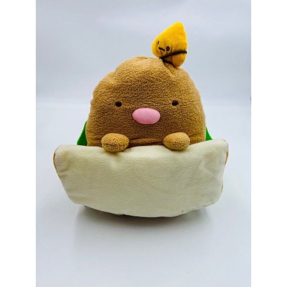 Summiko Gurashi Tonkatsu Sandwich Plush Round 1 San-X sanrio kawaii 11" - Picture 2 of 7